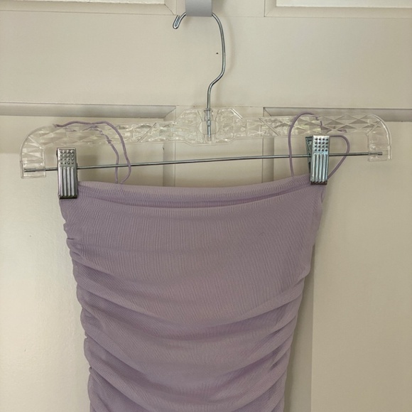 Oh Polly Keep It Simple Ruched Midaxi Dress/Lilac Lavendar, 33913 - Picture 5 of 14